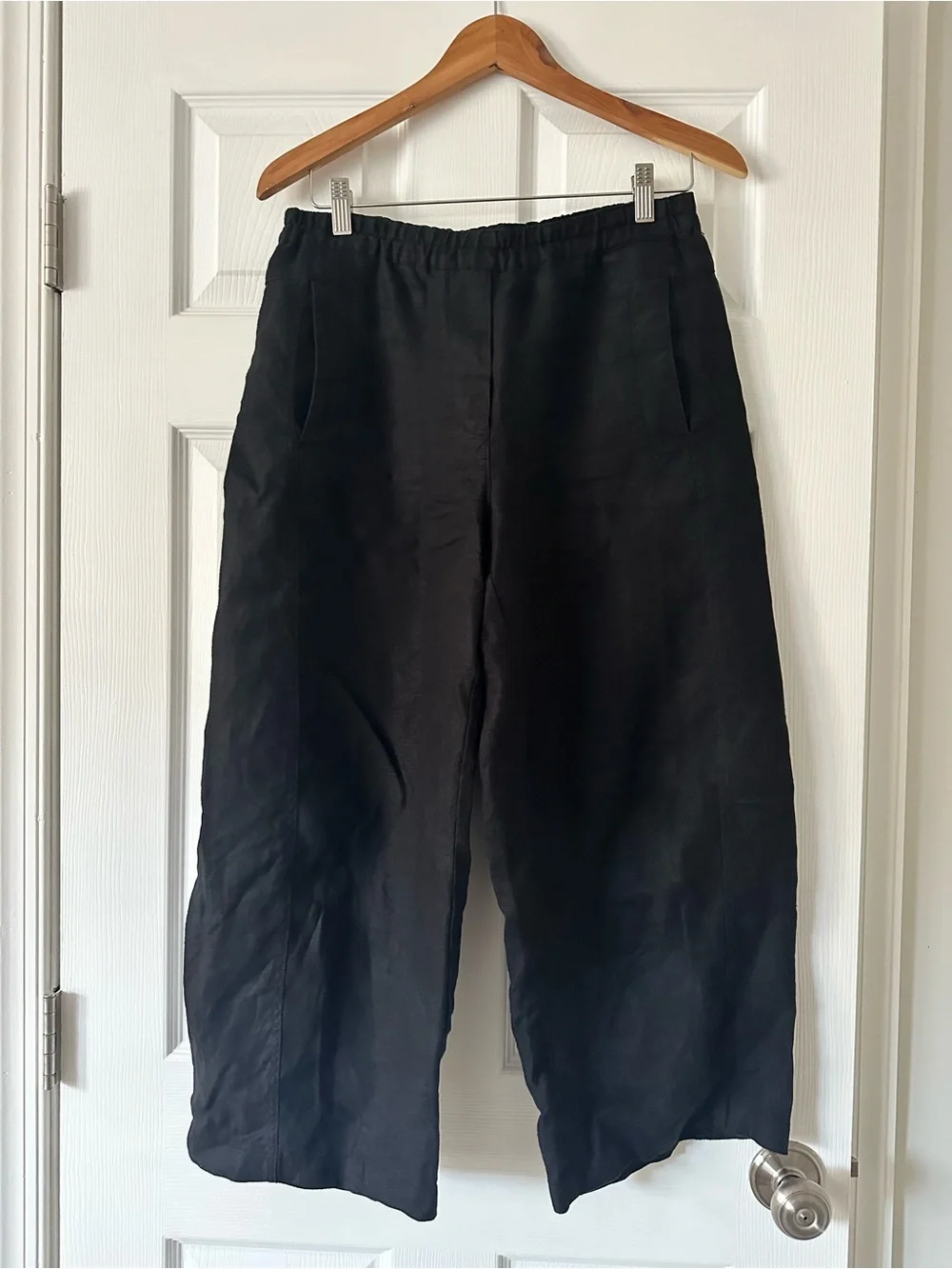 Banana Republic Mid-Rise Relaxed Painter Pull-On Pant in Linen